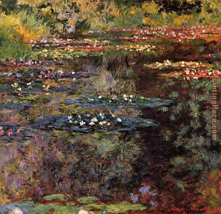 Water-Lilies 21 painting - Claude Monet Water-Lilies 21 art painting